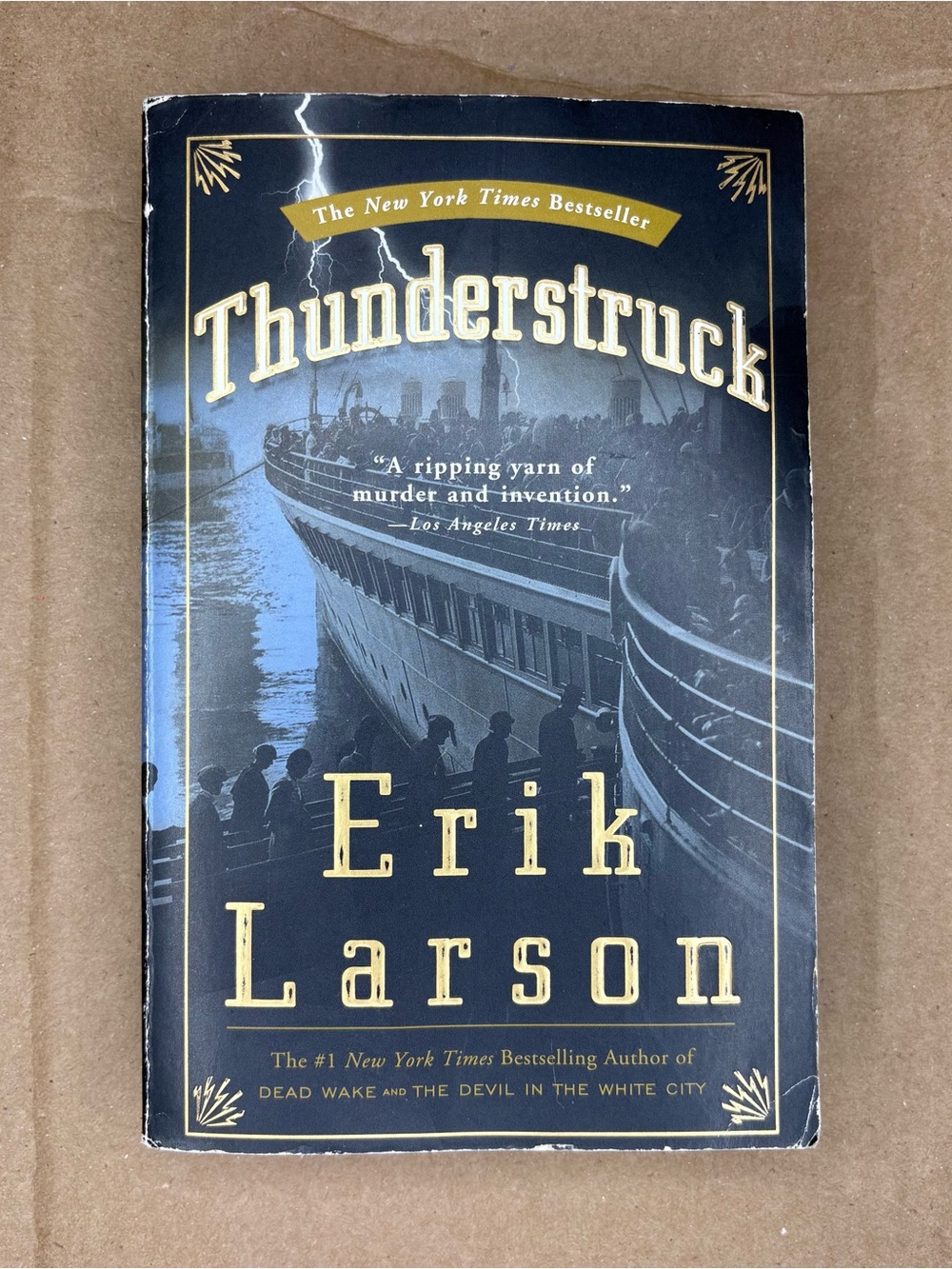 Thunderstruck Erik Larson Paperback Book